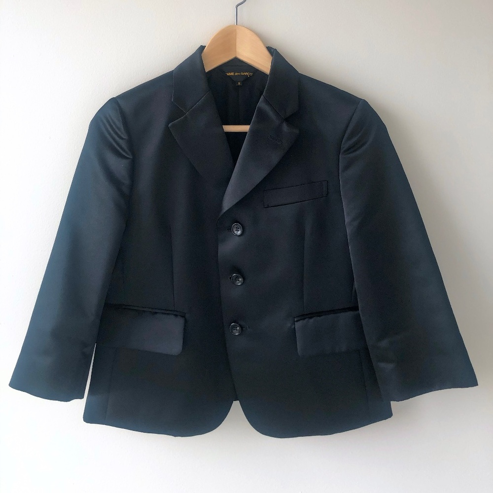 Comme Des Garcons Satin Blazer